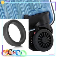 YEW 2Pcs Rubber Ring, Diameter 35 mm Flexible Luggage Wheel Ring, Durable Elastic Thick Flat Silicone Wheel Hoops Luggage Wheel
