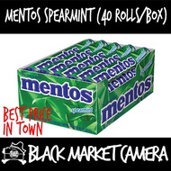 [BMC] Mentos Spearmint (Bulk Quantity, 40 Rolls/Box) [SWEETS] [CANDY]