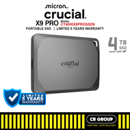 Crucial X9 Pro External SSD - 1TB/2TB/4B (5Yrs Crucial Warranty)