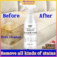 🚅SG STOCK💨 Fabric cleaner spray / No wash no watermark Fabric sofa cleaner deep clean Fabric stain r