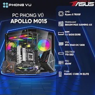 PC PV Gaming Apollo M015 (AMD Ryzen 5 7500F/ GeForce RTX 3060/ 1 x 16GB/ 1TB SSD/ Free DOS)