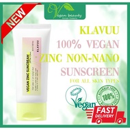 [KLAVUU] 100% Vegan Zinc Sun Cream 50ml SPF50+PA++++/Sun Screen/Sun Block/Sun Care/UV Sunscreen/Vegan Sunscreen