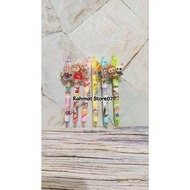 (6 Pcs) Labubu Character Short Pen Gp-80057 0.5mm