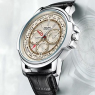 2025 New Mark Fairwhale Watch Men -Waterproof -47mm | 100% | FW-5018-L1 | Automatic quartz | belt st