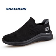 Skechers สเก็ตเชอร์ส รองเท้า ชาย Ultra Flex 3.0 Sport Shoes Men รองเท้าผ้าใบสตรีทรงสูง Elite Flex - Karnell Women's Casual Shoes Uinsex 223528-BLACK