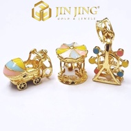 JIN JING PDR CHARM BABY CART/CAROUSEL/FERRIS WHEEL EMAS 916 1.73g/1.77g/1.85g up