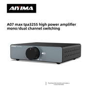 AIYIMA A07MAX TPA3255 Class D Amplifier HiFi Stereo Bridgeable Mono 600W Power Amp Passive Speakers