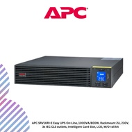 APC SRV1KRI-E Easy UPS On-Line, 1000VA/800W, Rackmount 2U, 230V, 3x IEC C13 outlets, Intelligent Car