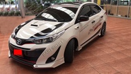 สเกิร์ต ชุดแต่งรถยนต์ TOYOTA YARIS ATIV ปี 2017-2018 ทรง S-SPORTY