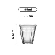 Duralex Glass Coffee Cup Resistant to Heat Ice Latte Cold Brew Moka Americano Dirty Cup Cappuccino N