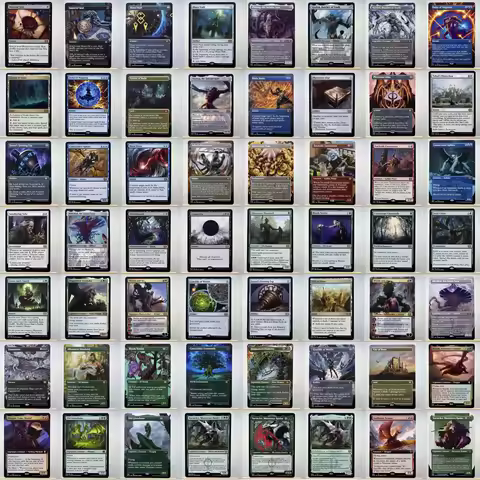 KHM AFR 2X2 HOLO9-002 Tcg proxy magic cards Smothering Tithe Bloom Tender City of Brass Damnation Ci