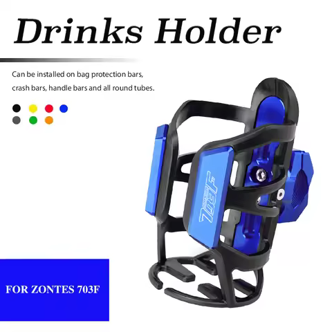 FOR ZONTES 703F ZT703F zontes 703f 703 F ZT368G Motorcycle CNC Beverage Water Bottle Cage Drink Cup 