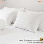 ผ้าปูที่นอน ลายริ้ว KASSA HOTEL รุ่น 250T ขนาด 5 ฟุต สีขาว  [[[ [[[ [[[ สินค้าโปรโมชั่น ]]] ]]] ]]]
