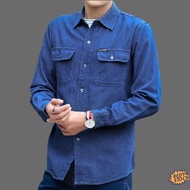【Ready Stock】❋ jaket jeans lelaki safety jacket Welder's Anti-scalding Wear-resistant Work Clothes P