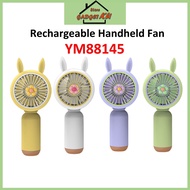 YM88145 Handheld Fan Mini Fan USB Rechargeable Battery Cooling Kipas Kids Outdoor