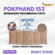 Pokphand 152 Paket Hemat 5 Bungkus - Pakan Konsentrat Babi Protein Tinggi 40-42% Mendukung Pertumbuh