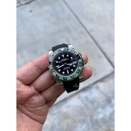 Seiko Mods Black Green GMT Master II Automatic watch mechanical watch Seikolex seiko modify seiko mo
