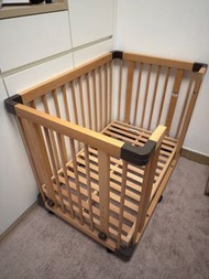 Faroro 日本 便攜式 延長 移動式 嬰兒床 合併床 bb床