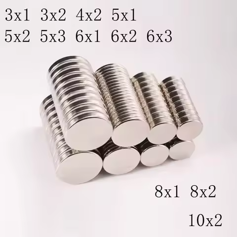 3X2 4X2 6x2 5x2 6x1mm Magnet Hot Round Magnet Strong Magnets Rare Earth Neodymium Magnet Super 5x3 8