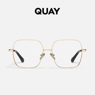 QUAY Look It Up Eyeglasses - Gold