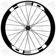 Sticker Decal Rims HED Sticker width 4 and 3 Cm Rim 700c