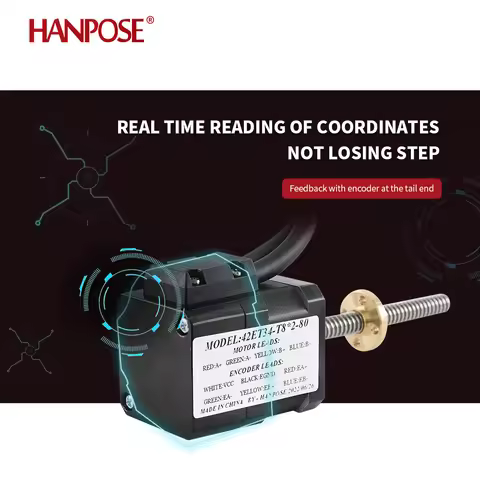 hanpose NEMA17 Stepper Motor 42ET40A2001 Hybrid motor 2A 0.4N.m CNC Controller Kit Closed Loop stepp