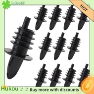hukou12pcs Plastic  Liquor Spirit Bottle Pourer Bar Wine Cocktail Drinks