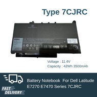 Dell Notebook Battery Latitude E7270 E7470 Series 7CJRC Original Grade  1 Year