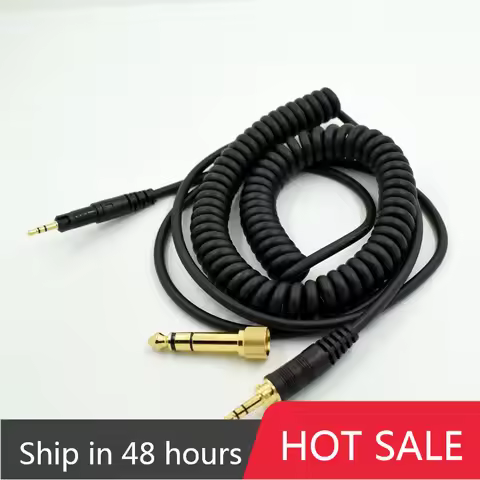 Headphone Adapter Replacement Audio cable cord wire line DIY for Audio-Technica ATH-M50x ATH-M40x He