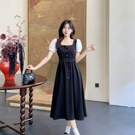 tea dress Midi Office Dresses Women Elegant Dress Dinner Plus Size Bridesmaid Evening Dress