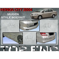 HONDA CITY 2004 MU GEN BODYKIT (MG) STYLE SKIRT LIP FOR CITY 2004 2005 FRONT SKIRT SIDE SKIRT REAR S