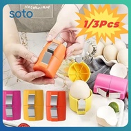 ♫ 1/3pcs Egg Shell Opener Egg Cracker Tool For Raw Eggs Hard Boiled Egg Peeler Separator Eggshell Re
