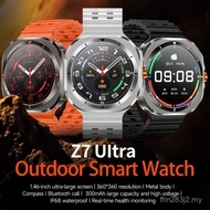 Baharu untuk Samsung Galaxy Z7 Ultra Jam Tangan Pintar Kalis Air untuk Lelaki Wanita GPS Kompas Suka