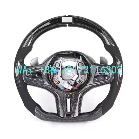 China Plant 2026 Customized Volante Carbon Fiber LED Heated Steering Wheel G01 G02 G05 G06 G20 G22 G