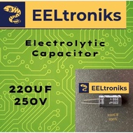 220UF 250V 220 UF 250 V ELECTROLYTIC CAPACITOR 1PC