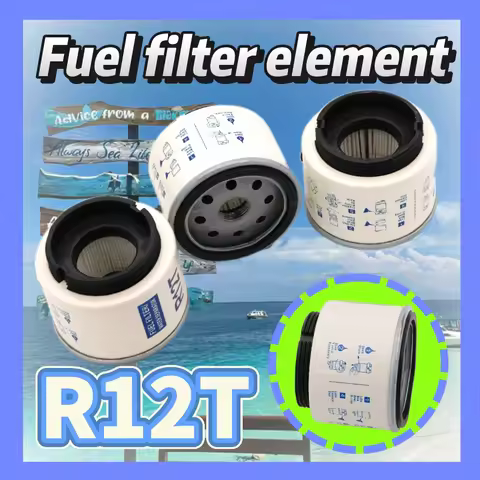 1PCS/2PCS R12T Fuel Filter Element Water Separator Element for S3240 120AS 120AT NPT ZG1/4-19 YMH2E1