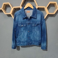EARTH MUSIC & ECOLOGY BOXY JEANS JACKET