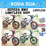 LIMITLESS 1009 BMX BIKE SIZE 18" - KIDS BMX BIKE
