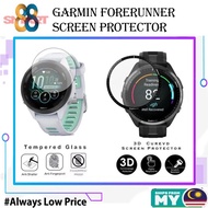 (88Smart) 3D Full Cover Screen Protector Film Tempered Glass Protector For Garmin Forerunner 965 | F