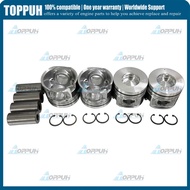 4pcs 4HL1 STD Piston Set For Isuzu Engine