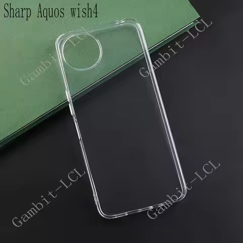For Sharp Aquos Wish4 Wish 4 6.6" AquosWish4 2024 Smartphone Phone Protective Back Shell Soft TPU Ca
