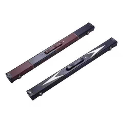 Heavy Duty Billiards Pool Cue Case Organizer Carrying Box for 1/2 Snooker Snooker Club