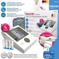 Beurer Arm Automatic Bp Blood Pressure Monitor (Made in Germany)with FREE ADAPTOR AND BATTERIES