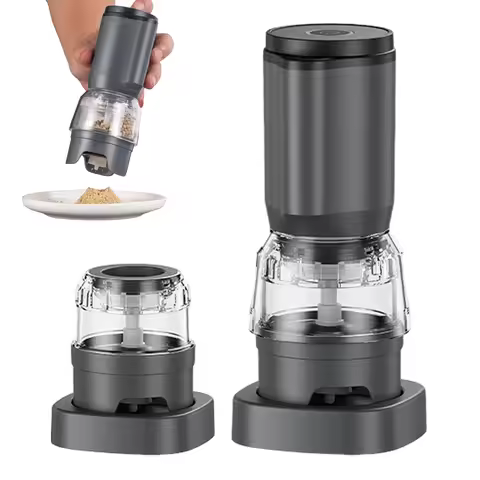 Quick Spice Grinder Pepper Grinder Mill Rechargeable Electric Salt Pepper Grinder Adjustable Spice M