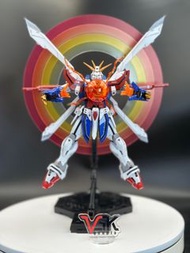 高達 全上色完成品 胖虎 1/100 rg 放大版 神 god Gundam 閃光 萬代  盟主 Bandai metal build mg pg hg hirm gk 1/144 1/60