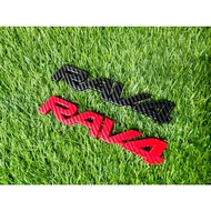 TOYOTA RAV4 後車廂車標 黑化 卡夢化 車尾標誌 改裝飾品