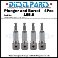 4Pcs Plunger and Barrel Assembly 185-6 185.6 131101-1720 9443610097 for Hino FD DS50 DS70 / Mitsubis