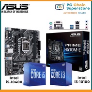 Intel i3-10100 / i5-10400 i3 / i5 10th Gen UHD Graphics Processor w/ ASUS Prime H510M-K Motherboard