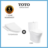 TOTO One Piece Toilet Bowl C889DESI with Washlet TCF23410ASG SET