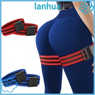 LANHUA 2Pcs Occlusion Training Bands Leg Weightlifting Women Glutes Sports Accessories Hip Building 